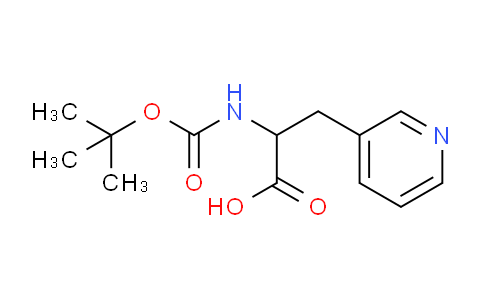 CAS No. 105454-25-9, 2-((tert-butoxycarbonyl)amino)-3-(pyridin-3-yl)propanoic acid