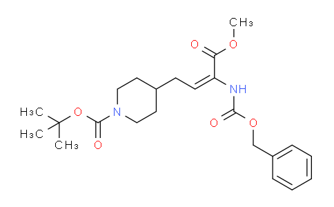 CAS No. 890849-78-2, 1-N-Boc-4-(3-Cbz-amino-3-methoxycarbonylallyl)-piperidine