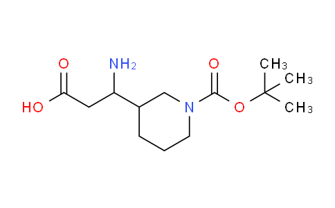 CAS No. 372144-08-6, 3-amino-3-(1-(tert-butoxycarbonyl)piperidin-3-yl)propanoic acid