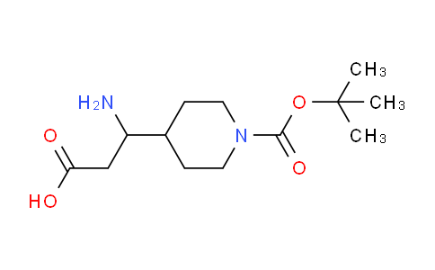 CAS No. 372144-02-0, 3-Amino-3-(1-(tert-butoxycarbonyl)piperidin-4-yl)propanoic acid