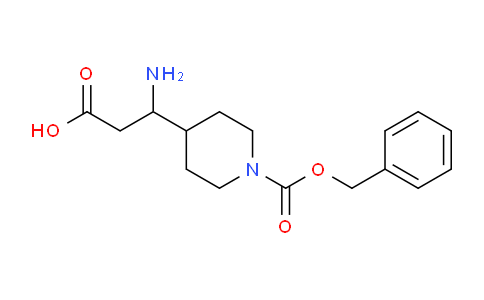 CAS No. 773123-81-2, 3-Amino-3-(1-((benzyloxy)carbonyl)piperidin-4-yl)propanoic acid