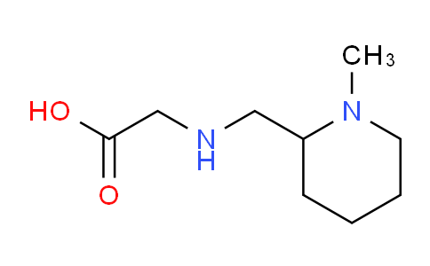 CAS No. 1247668-29-6, 2-(((1-Methylpiperidin-2-yl)methyl)amino)acetic acid