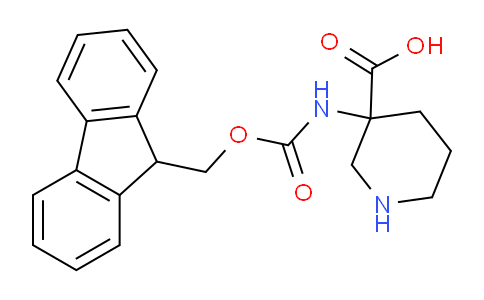 CAS No. 368866-20-0, 3-((((9H-fluoren-9-yl)methoxy)carbonyl)amino)piperidine-3-carboxylic acid