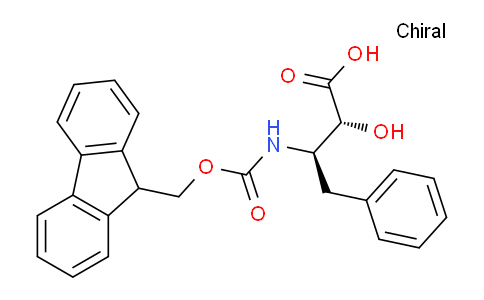 CAS No. 1391586-46-1, (2R,3R)-3-((((9H-fluoren-9-yl)methoxy)carbonyl)amino)-2-hydroxy-4-phenylbutanoic acid