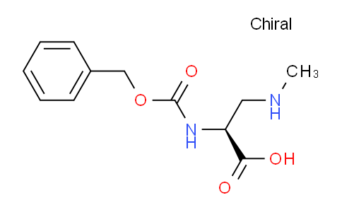 CAS No. 160885-20-1, (S)-2-(((benzyloxy)carbonyl)amino)-3-(methylamino)propanoic acid