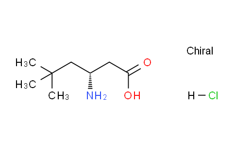 CAS No. 147228-35-1, (R)-3-amino-5,5-dimethylhexanoic acid hydrochloride