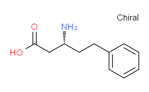 CAS No. 147228-37-3, (R)-3-Amino-5-phenylpentanoic acid