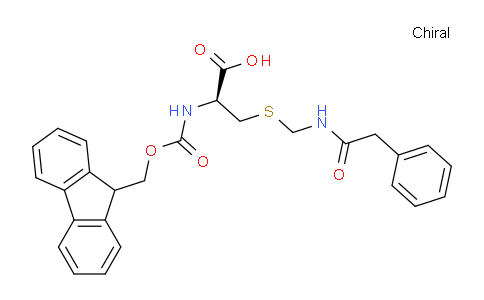 CAS No. 159680-21-4, (S)-2-((((9H-Fluoren-9-yl)methoxy)carbonyl)amino)-3-(((2-phenylacetamido)methyl)thio)propanoic acid