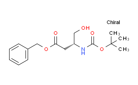CAS No. 182748-72-7, (R)-Benzyl 3-((tert-butoxycarbonyl)amino)-4-hydroxybutanoate