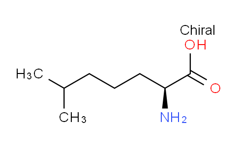 CAS No. 31872-99-8, (S)-2-amino-6-methylheptanoic acid