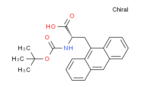 CAS No. 332065-09-5, (S)-3-(anthracen-9-yl)-2-((tert-butoxycarbonyl)amino)propanoic acid