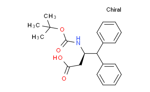 CAS No. 332062-06-3, (R)-3-((tert-butoxycarbonyl)amino)-4,4-diphenylbutanoic acid