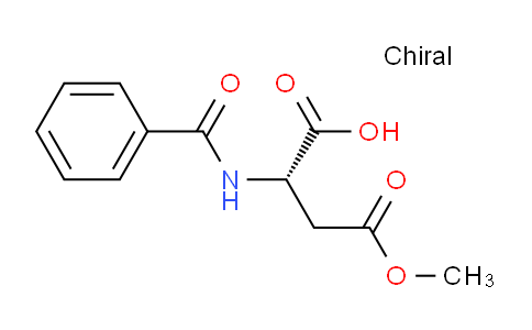 CAS No. 39741-26-9, (S)-2-benzamido-4-methoxy-4-oxobutanoic acid