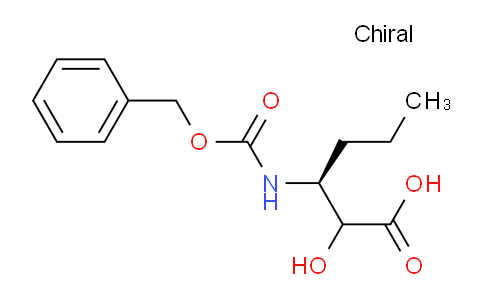 CAS No. 402959-33-5, (3S)-3-(((benzyloxy)carbonyl)amino)-2-hydroxyhexanoic acid