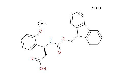 CAS No. 501015-28-7, (S)-3-((((9H-fluoren-9-yl)methoxy)carbonyl)amino)-3-(2-methoxyphenyl)propanoic acid