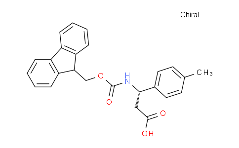 CAS No. 479064-99-8, (S)-3-((((9H-fluoren-9-yl)methoxy)carbonyl)amino)-3-(p-tolyl)propanoic acid