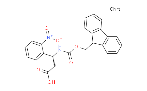 CAS No. 517905-93-0, (R)-3-((((9H-fluoren-9-yl)methoxy)carbonyl)amino)-3-(2-nitrophenyl)propanoic acid