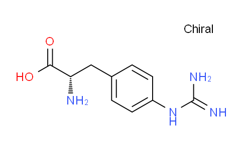 CAS No. 59574-11-7, (S)-2-amino-3-(4-guanidinophenyl)propanoic acid