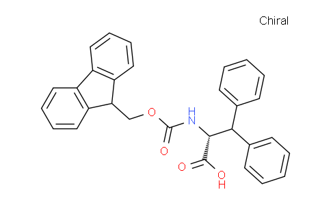 CAS No. 189937-46-0, (R)-2-((((9H-Fluoren-9-yl)methoxy)carbonyl)amino)-3,3-diphenylpropanoic acid