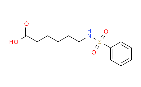 CAS No. 61714-42-9, 6-(Phenylsulfonamido)hexanoic acid