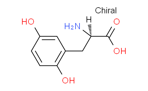 CAS No. 60594-70-9, (R)-2-amino-3-(2,5-dihydroxyphenyl)propanoic acid