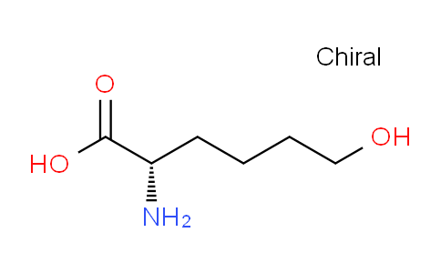 CAS No. 6033-32-5, (S)-2-amino-6-hydroxyhexanoic acid