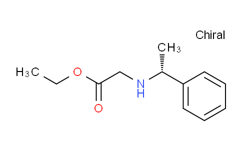 CAS No. 66512-37-6, (R)-Ethyl 2-((1-phenylethyl)amino)acetate