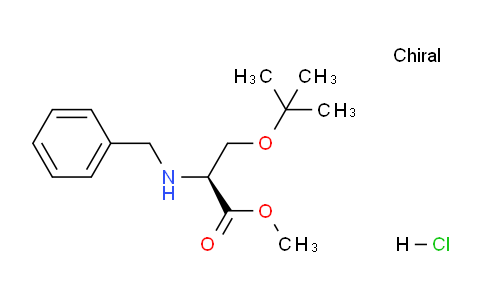 CAS No. 670278-82-7, methyl N-benzyl-O-(tert-butyl)-L-serinate hydrochloride