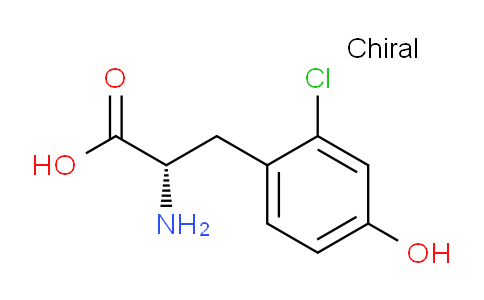 CAS No. 70680-93-2, (S)-2-amino-3-(2-chloro-4-hydroxyphenyl)propanoic acid