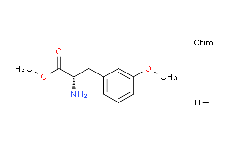 CAS No. 72747-20-7, methyl (S)-2-amino-3-(3-methoxyphenyl)propanoate hydrochloride