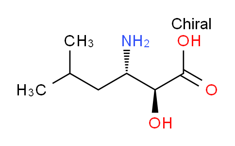 CAS No. 73397-20-3, (2S,3S)-3-amino-2-hydroxy-5-methylhexanoic acid