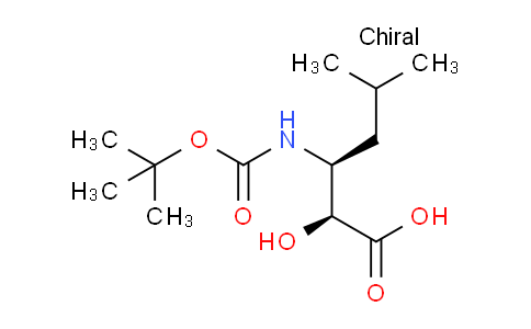 CAS No. 73397-27-0, Boc-(2S,3S)-3-amino-2-hydroxy-5-methylhexanoic acid