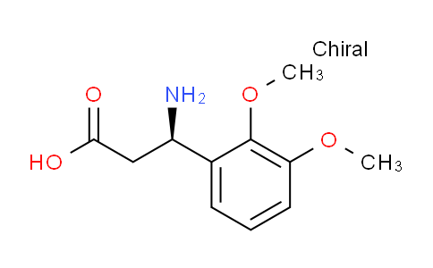CAS No. 742691-70-9, (R)-3-amino-3-(2,3-dimethoxyphenyl)propanoic acid