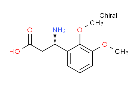 CAS No. 752198-18-8, (S)-3-amino-3-(2,3-dimethoxyphenyl)propanoic acid