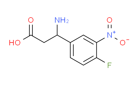 CAS No. 773126-10-6, 3-Amino-3-(4-fluoro-3-nitrophenyl)propanoic acid
