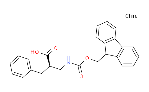 CAS No. 828254-16-6, (R)-3-((((9H-fluoren-9-yl)methoxy)carbonyl)amino)-2-benzylpropanoic acid