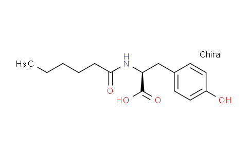 CAS No. 86432-28-2, (S)-2-Hexanamido-3-(4-hydroxyphenyl)propanoic acid