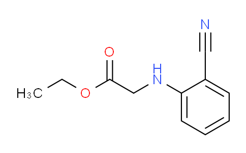 CAS No. 87223-76-5, Ethyl 2-(2-cyanoanilino)acetate
