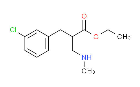 CAS No. 886366-08-1, ethyl 2-(3-chlorobenzyl)-3-(methylamino)propanoate