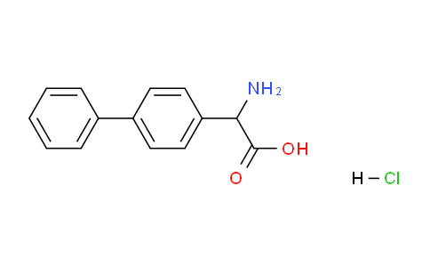 CAS No. 885498-71-5, 2-([1,1'-Biphenyl]-4-yl)-2-aminoacetic acid hydrochloride