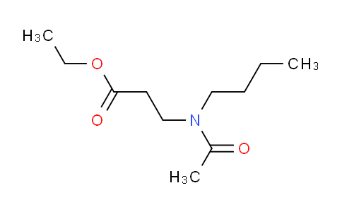 CAS No. 52304-36-6, Ethyl 3-(N-butylacetamido)propanoate