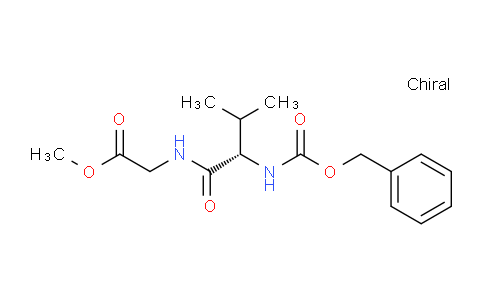 CAS No. 2421-61-6, (S)-Methyl 2-(2-(((benzyloxy)carbonyl)amino)-3-methylbutanamido)acetate