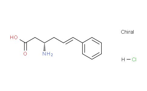 CAS No. 270263-08-6, (S,E)-3-amino-6-phenylhex-5-enoic acid hydrochloride