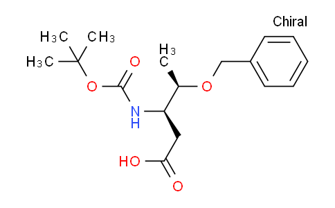 CAS No. 254101-11-6, (3R,4R)-4-(Benzyloxy)-3-((tert-butoxycarbonyl)amino)pentanoic acid