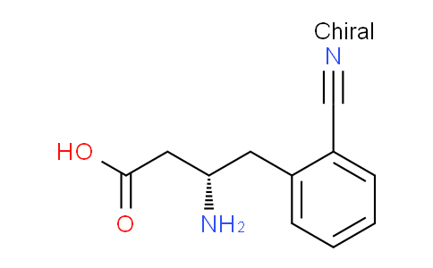 CAS No. 270065-82-2, (S)-3-amino-4-(2-cyanophenyl)butanoic acid
