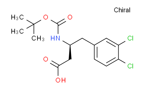 CAS No. 270063-51-9, Boc-(S)-3-amino-4-(3,4-dichlorophenyl)butyric acid