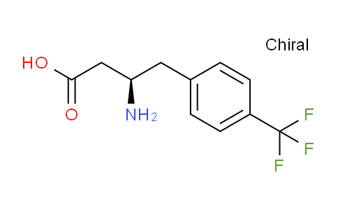 CAS No. 269726-76-3, (R)-3-amino-4-(4-(trifluoromethyl)phenyl)butanoic acid