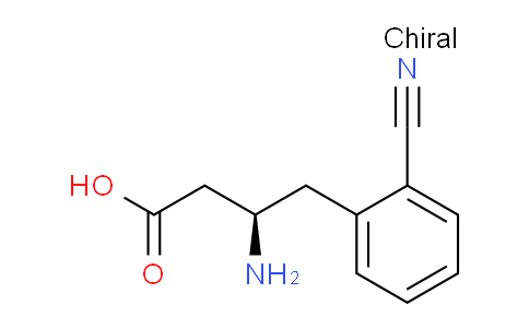 CAS No. 269726-79-6, (R)-3-amino-4-(2-cyanophenyl)butanoic acid
