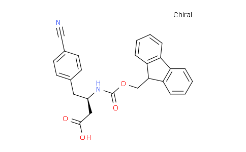 CAS No. 269726-87-6, Fmoc-(R)-3-amino-4-(4-cyanophenyl)-butyric acid