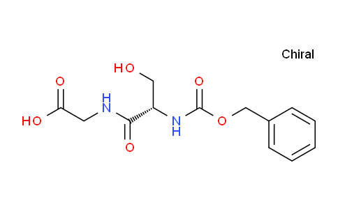 CAS No. 30735-20-7, (S)-2-(2-(((Benzyloxy)carbonyl)amino)-3-hydroxypropanamido)acetic acid